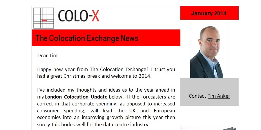 Colo-X Q1 2014 Newsletter