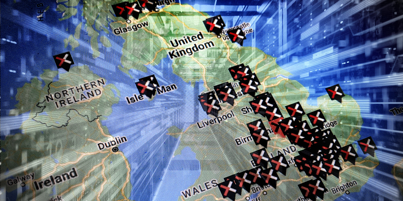 Colo-X map of the UK data centre market