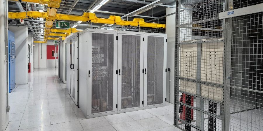 Inside Stellanor Goswell Road data centre, London.