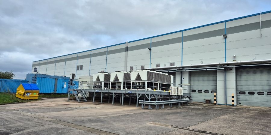External plant yard at Pulsant Birmingham WM-1 data centre